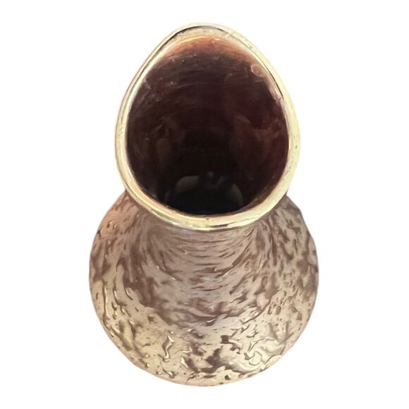 Vintage Elynor China 22K Gold Bud Vase Made in USA 6.5" Tall - Picture 4 of 7